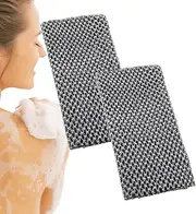 Exfoliate Face Wash Towels - 2X Scrub Cloth,Exfoliation Washcloth Towel Body Scrubber Exfoliator Back Scrubber Washer for Use in Shower Bath