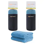1/2 pcs Deluxe Microfiber Travel Towel Sport Beach Towels Ultra Absorbent & Quick Dry