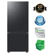 Samsung 427L Smart Bottom Mount Refrigerator with Twist Ice Maker - Matte Black SRL4200B