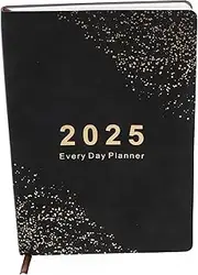 KALLORY Portable Planner Notebook for Students and Office Staff Daily Schedule Book Day Organizer for Academic and Household Use
