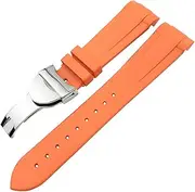 [HAODEE] For Tudor Heritage Rubber Watchband 22mm Silicone Watch Strap For Tudor Heritage Waterproof Bracelets