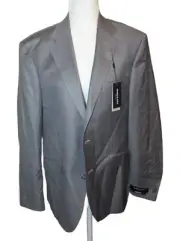 Men's NWT Kenneth Cole Light Gray Suit Jacket Size 40R Suit Separates