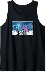 [Disney] Lilo & Stitch Sleeping Nap So Hard Tank Top