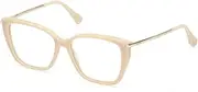 [MaxMara] MM5007 025 Shiny Ivory 53/15/145 Women's Glasses, 025 Shiny Ivory, 53/15/145