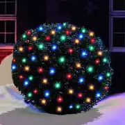 Christmas Net Lights Outdoor,100LED 5ftx5ft Christmas Net Lights with Connect...