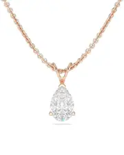Lab Grown Diamonds 14K Rose Gold 1.50 ct. tw. Lab-Grown Diamond Necklace