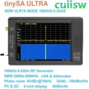 100KHZ-5.3GHZ 4inch Display Tiny Spectrum Analyzer RF Generator with Battery