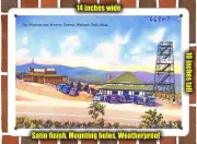 METAL SIGN - Massachusetts Postcard - The Wigwam and Western Summit, Mohawk Tra