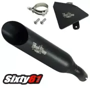 Voodoo Exhaust Yamaha R3 2015 2016 2017 2018 2019 2020 2021 2022 Shorty Black