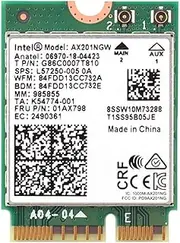 Intel AX201NGW AX201 WiFi 6 2.4Gbps 802.11ax CNVi Module WiFi Card 802.11ax Bluetooth 5.1