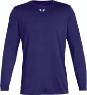 Under Armour Men's Locker Tech Long Sleeve Ultra-Soft Wicking T-Shirt Purple XL