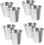 8pcs Stainless Steel Sauce Cups Condiment Bowls for Dipping Sauces Butter More for Home Restaurant Use