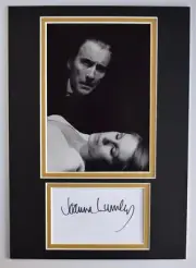 Joanna Lumley Signed Autograph A4 photo display Film Dracula Christopher Lee COA