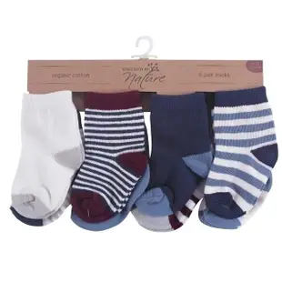 【Hudson Baby】Touched By Nature有機棉嬰幼兒童襪-短襪8雙組(寶寶襪)