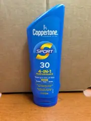 Coppertone Sport 4-in-1 Performance Sunscreen Lotion SPF 30 7oz 1 Pack