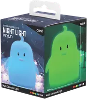 Crest Kids Multi-Coloured Mini Night Light Penguin