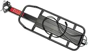 Mipcase Durable Bike Carrier Rack Lightweight Rear Shelf Luggage Carrier Easy Installation for Road Mountain Bikes for Suitcases Backpacks Outdoor Cycling Accessory