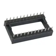 20 Pcs Solder Type 24 Pins 2.54mm DIP IC Sockets Adaptors Wide
