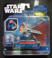 Star Wars Micro Galaxy Squadron Series 1 Asajj Ventress's Ginivex Starfighter