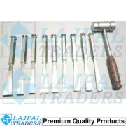Stille Osteotome Bone Chisel Hammer Fiber Handle Orthopedic Surgical Inst 10 PCS