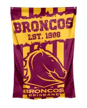 Brisbane Broncos NRL Cape Wall Flag Banner