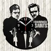 The Boondock Saints Vinyl Record Wall Clock Decor Handmade 7264