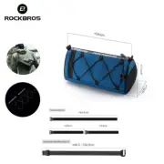ROCKBROS Bicycle Handlebar Bag 1.5L Reflective Cycling Front Bag Bike Pouch