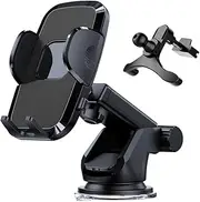 Car Phone Holder with Windscreen and Dashboard Mount