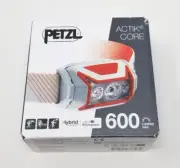 NEW PETZL ACTIK CORE 600lm Lumens HEADLAMP COLOR RED E065AA03 USB Rechargable