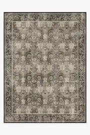 275' x 365' | Machine Washable Runner Rug | Kid & Pet Friendly | Indoor Rug | Honeysuckle & Tulip Dark Wood Rug by Morris & Co. | Ruggable