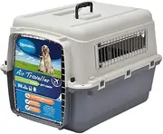 Playmate Air Traveller Dog Carrier, Medium - White & Grey, 67 x 51 x 51cm, 10kg, Air Travel, Road Trips, Vet Visits