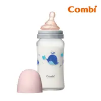 在飛比找PChome24h購物優惠-Combi 真實含乳寬口玻璃奶瓶 240ml 粉