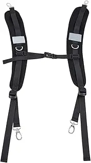 Backpack Straps Replacement, Backpack Shoulder Straps | Reflective Padded Backpack Shoulder Strap, Waterproof Shoulder Straps for Outdoor Sports Bags, Belts