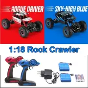 1:18 Rock Crawler 2.4Ghz Remote Control Car 4WD Off Road RC Monster Truck Gift