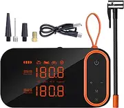 Portable Air Compressors For Cars,130PSI Car Mounted Inflation Pump - Electric High Voltage Wireless Automotive Inflation Device Cordless For Motorbike