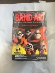 BAND-AID Adhesive Bandages Incredibles 2 Total 120 Bandaids In 6 Boxes