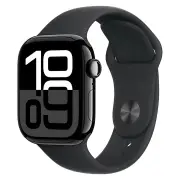 Apple Watch 42mm Series 10 GPS - Jet Black Aluminum Case with Black Band