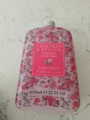 Crabtree & Evelyn ROSEWATER Bubble Bath 650 mL Gift For Her / Him