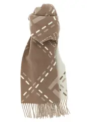 [Fendi] Fendi-Fendi Sciarpe Beige-Donna OS