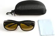 FONLAND Laser Safety Glasses for Laser Engraving OD5+ 200-460nm & 800-2000nm Near Infrared Light, UV Light Fiber Laser Goggles Eye Protection with Case.