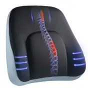 Lumbar Support Pillow for Office Chair, Car Back Support Pillow, Memory Foam ...