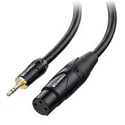 Cable Matters Unbalanced 3.5mm to XLR Cable - 1.8m, Male to Female XLR to 3.5mm Jack Audio Cable