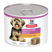 Science Diet Chicken Mousse Small & Mini Dog Food Can 200gx12