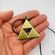 Legend of Zelda Triforce Necklace Gold