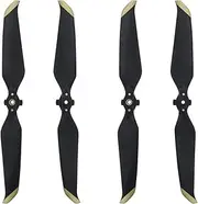 2 Pair Propeller Compatible with DJI Mavic AIR 2/2S Drone Tip Low-Noise Quick Release - 7238F(Gold)