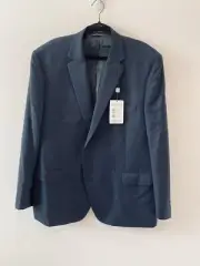 $450 Ralph Lauren Lancaster Plaid Ultraflex Sport Coat Blazer 50 Reg NWT Blue