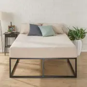 Zinus Joseph 45Cm Double Bed Frame with under Bed Storage and Mattress Base - In