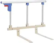 Foldable Bed Rail Safety Side Guard for Elderly, Adults Assist Handle Handicap Bed Railing Hospital Metal Grip Bumper Bar(Color:B)