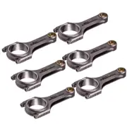 6PCS H beam Connecting Rods for BMW M20 M20 B27 325e 2.7L 6cyl 130mm ARP 2000