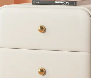 45x40x50cm 北歐櫃 收納櫃 抽屜櫃 簡約奶油風床頭櫃兒童可愛創意高級網紅儲物櫃床邊櫃臥室 (7.8折)